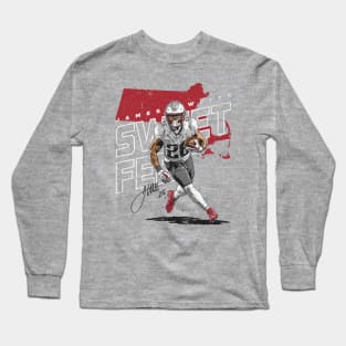 James White New England Player Map Long Sleeve T-Shirt